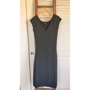 Express Black and White Polka Dot Sleeveless Sheath Dress Size 6